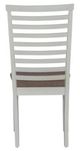 Liberty Furniture Brook Bay Gray/Textured White Ladder Back Side Chair-4