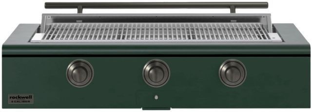 Caliber™ Rockwell Social 3-Burner Emerald Built-In Liquid Propane Grill with Pewter Hardware-0