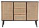 A & B Home Beige/Black Cabinet-1