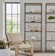 Uttermost® Baldwin Clean Gunmetal/White Washed Etagere-1