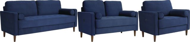 Signature Design by Ashley® Darlow 3-Piece Indigo Living Room Set-0