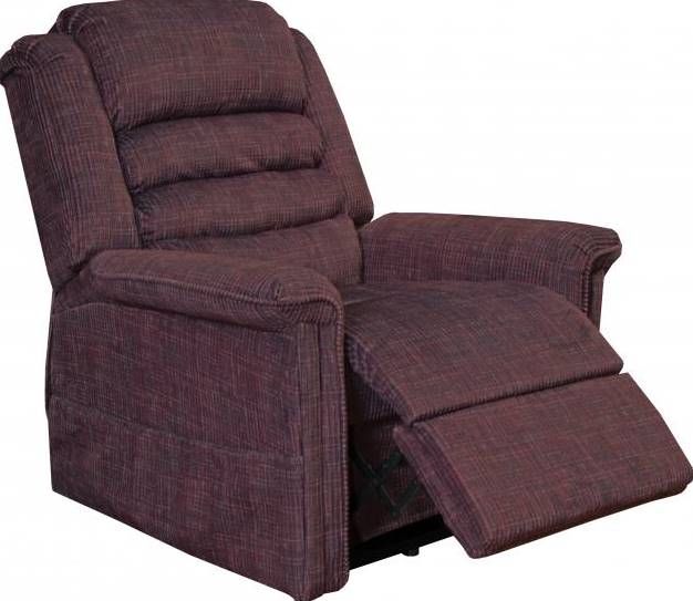 Catnapper® Soother Wine Power Lift Full Lay Out Chaise Recliner with Heat and Massage-1