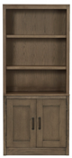 Winners Only® Eastwood Industrial Brown Door Bookcase-1