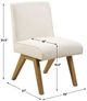 Uttermost® Blakely Oak/Snow Dining Side Chair-2