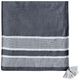 A & B Home Gregory Black/White Throw Blanket-1