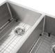 ZLINE Anton 36" Stainless Steel Undermount Double Bowl Kitchen Sink with Bottom Grid-4