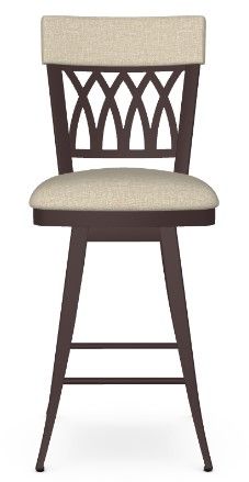 Amisco Customizable Oxford Swivel Counter Stool-1