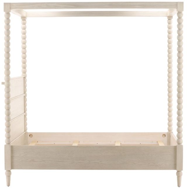 Dovetail Furniture Marcellina Whitewash Queen Poster Bed-2