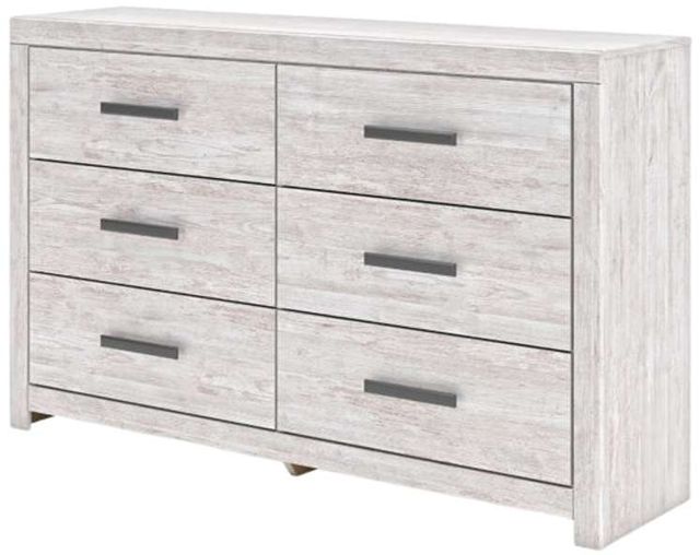 Signature Design by Ashley® Cayboni Whitewash 6-Drawer Dresser-2
