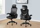 Monarch Specialties Inc. Black Mesh Office Chair-2