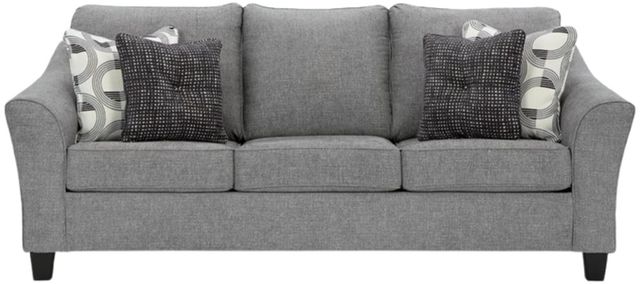 Benchcraft® Mathonia Smoke Sofa-1