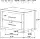 Coaster® Jessica 6-Piece Snow White Queen LED Panel Bedroom Set-4