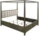 Coaster® Gran Park Dark Cocoa Queen Poster Canopy Bed-2