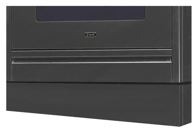 Ilve 30" Matte Graphite Toe Kick for Nostalgie and Pro Ilve Range-0