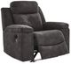 Benchcraft® Brysonview Charcoal Manual Recliner-1