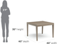 homestyles® Sustain Gray Outdoor Dining Table-3