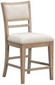 Parker House® Breckenridge Beige/Mocha Medium Brown Counter Chair-0