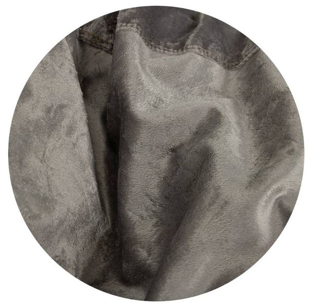 CordaRoy's® Gray Plush Fur Full Bean Bag Cover-0