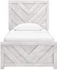 Signature Design by Ashley® Cayboni Whitewash Twin Panel Bed-1