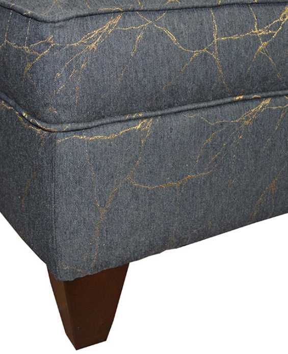 Marshfield Furniture Raegan Black Ottoman-1