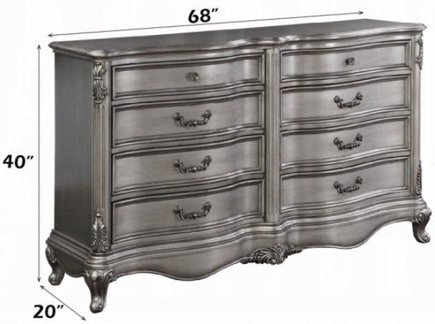 ACME Furniture Ariadne Antique Platinum Dresser-2