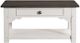 Riverside Furniture Grand Haven Rich Charcoal Top Small Coffee Table with Feathered White Base-0
