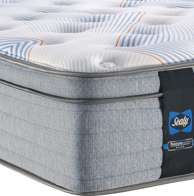 Sealy® Posturepedic® Plus Esme 12.75" Wrapped Coil Medium Euro Top Queen Mattress-1
