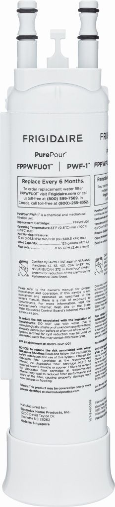 Frigidaire® PurePour™ Water and Ice Refrigerator Filter PWF-1™-3