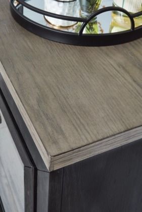 Signature Design by Ashley® Foyland Black/Brown Dresser and Mirror-3
