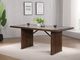 Coaster® Sherwood Beige Dining Table with Brown Base-5