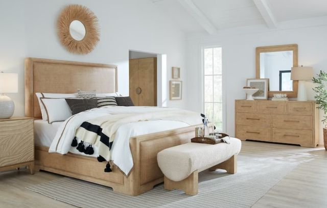 Hooker® Furniture Retreat Dune California King Cane Panel Bed-1