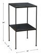 Uttermost® Sherwood Matte Black Accent Table-2
