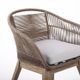 Armen Living Tutti Frutti Truffle Indoor Outdoor Dining Chair-3