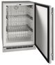 U-Line® 4.9 Cu. Ft. Stainless Solid Outdoor Convertible Freezer -2