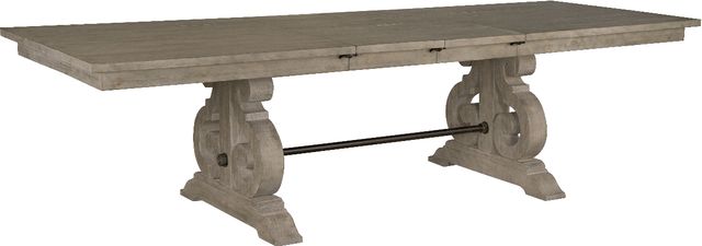 Magnussen Home® Tinley Park Dovetail Gray 80" Rectangular Dining Table-3