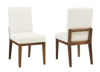 Artisan & Post by Vaughan-Bassett Crafted Cherry by Ben & Erin Napier White/Medium Cherry Upholstered Side Chair  -2