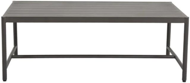 Sunset West Pietra Graphite Metal Outdoor Coffee Table-1