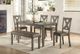 Mazin Furniture Holders 6-Piece Grey Dinette Set-0
