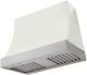 AGA Marquee 36" White Wall Mounted Range Hood with Brushed Nickel Trim-0