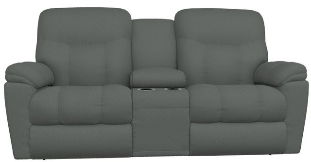 La-Z-Boy® Morrison Indigo Power Reclining Loveseat with Console and Headrest-1