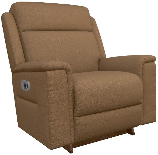 La-Z-Boy® Ace Camel Power Rocking Recliner with Headrest-0