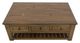 International Furniture Direct Parota III Barrel Brown Cocktail Table-2