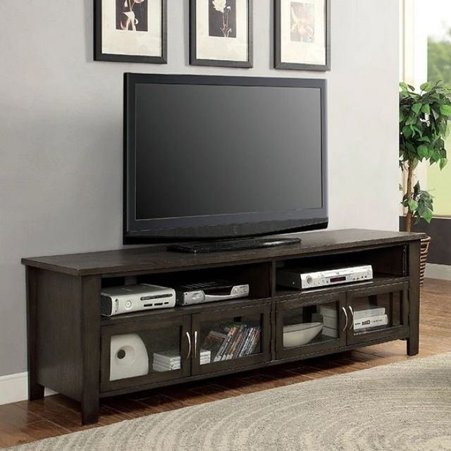 Furniture of America® Alma Gray 72" TV Stand-0