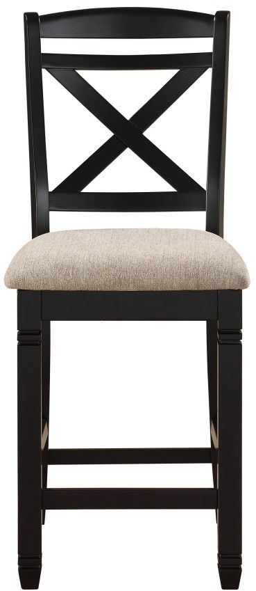 Mazin Furniture Baywater Black Counter Chair-1
