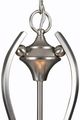 YHD Glacier Point Ivory Cloud/Satin Nickel 20'' Incandescent Pendant-4