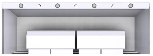 Vent-A-Hood® Designer Series 66" White Wall Mounted Range Hood-3