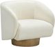 TOV Furniture Presley Cream Swivel Accent Chair-0