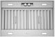 Zephyr Pro Collection Spruce 34" Stainless Steel Outdoor Insert Range Hood -0