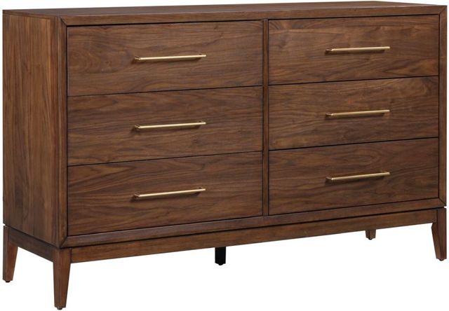 aspenhome® Jasper Modern Walnut Dresser-0