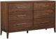 aspenhome® Jasper Modern Walnut Dresser-0